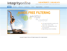 Tablet Screenshot of integrity.com