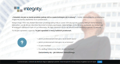 Desktop Screenshot of integrity.pl