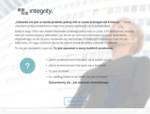 Tablet Screenshot of integrity.pl