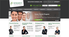 Desktop Screenshot of integrity.edu.au