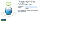Tablet Screenshot of myfilter.integrity.com